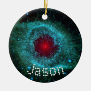 Décoration En Céramique Nebula Science espace geek Noël nom