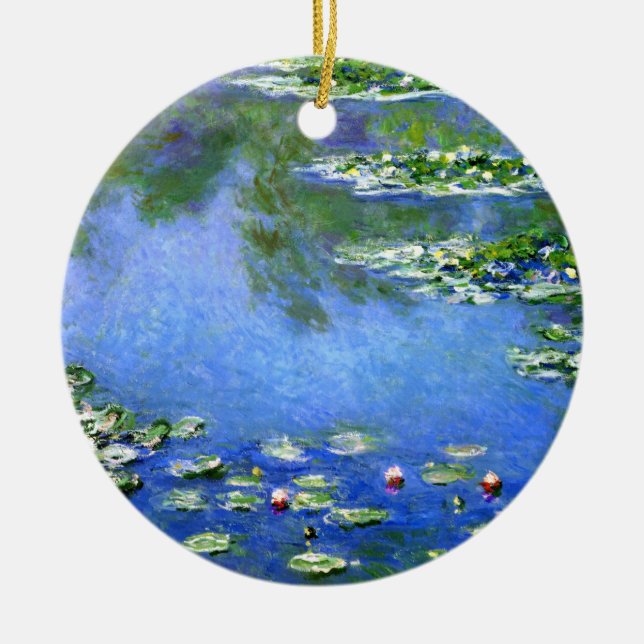 Décoration En Céramique Nénuphars, Claude Monet (Devant)