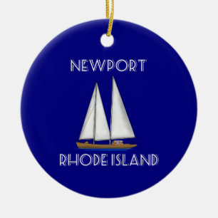 Décoration En Céramique Newport Rhode Island Sailing