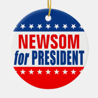 DÉCORATION EN CÉRAMIQUE "NEWSOM PRÉSIDENT"