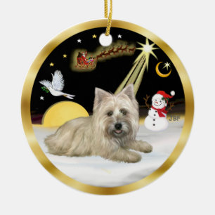 Décoration En Céramique NightFlight- Terrier Cairn