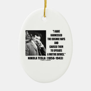Décoration En Céramique Nikola Tesla A Exploité Le Périphérique De Rayo
