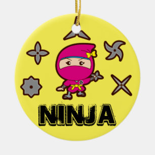 Décoration En Céramique Ninja Girl