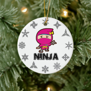 Décoration En Céramique Ninja Girl
