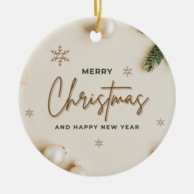 Décoration En Céramique Noël 18 (Devant)