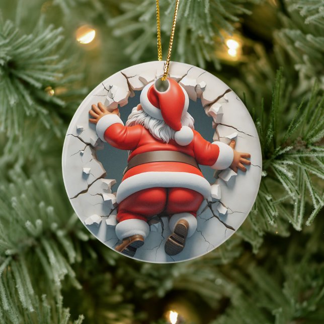 Décoration En Céramique Noël à Père Noël (Arbre)