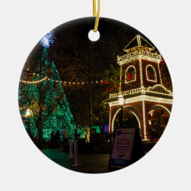 Décoration En Céramique Noël À Silver Dollar City (Devant)