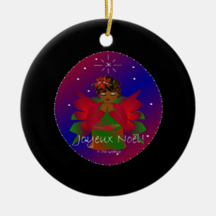 Décoration En Céramique Noël Ange bébé prier Joyeux Noel