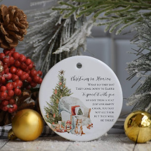 Décoration En Céramique Noël au Ciel Mémorial photo