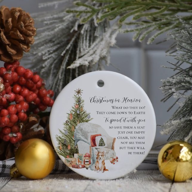 Décoration En Céramique Noël au Ciel | Mémorial photo (Créateur téléchargé)