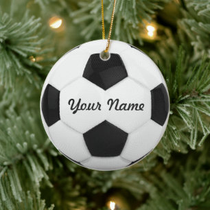 Décoration En Céramique Noël au football