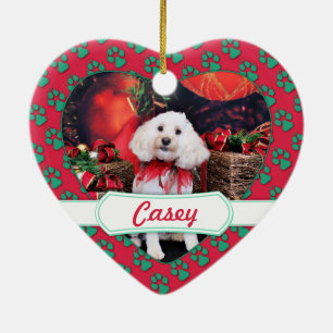 Décoration En Céramique Noël - Cockapoo - Casey