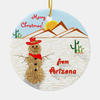 Décoration En Céramique Noël d'amarante de l'Arizona