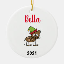 noël de chat personnalisé