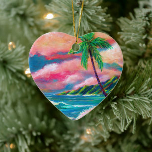 Décoration En Céramique Noël de la côte de Na Pali