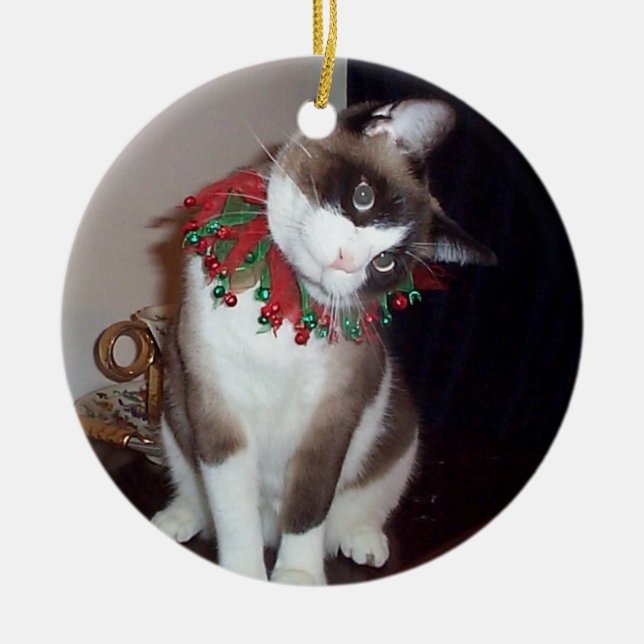 Décoration En Céramique Noël de Latte (Devant)