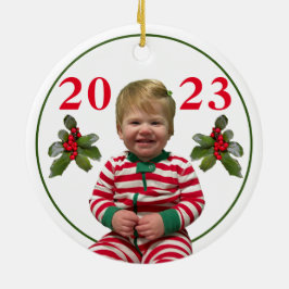 Décoration En Céramique Noël de l'enfant personnalisé