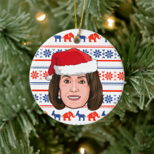 Décoration En Céramique Noël de Nancy Pelosi