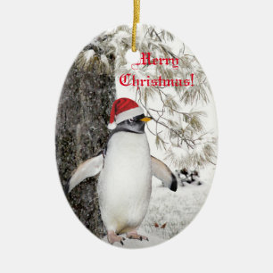 Décoration En Céramique Noël de pingouin