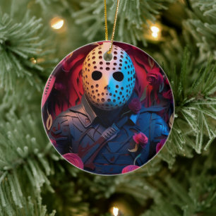Décoration En Céramique Noël d'horreur 3D