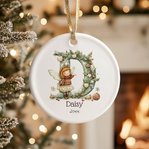 Décoration En Céramique Noël Fée mignonne Premier jour férié