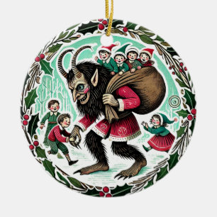 Décoration En Céramique Noël Krampus