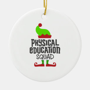 Décoration En Céramique Noël PE Enseignant-éducation physique