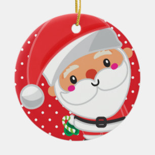 Décoration En Céramique Noël Père Noël personnalisé Cutie