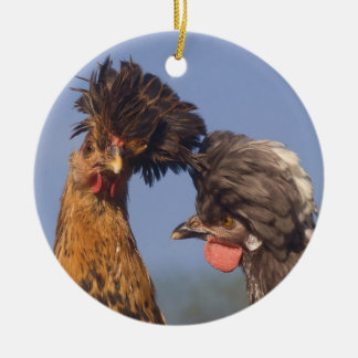 Décoration En Céramique Noël polonais de poulet