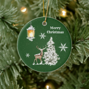 Décoration En Céramique Noël rustique traditionnel