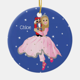 Décoration En Céramique Noisette de Noël Ornament Ballet Personnaliser