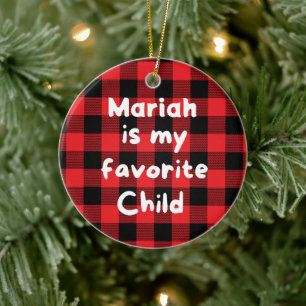 Décoration En Céramique Nom de l'enfant préféré