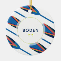 Nom personnalisé Oars Noël moderne