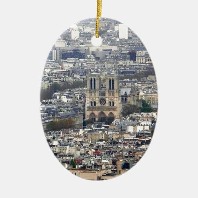 Décoration En Céramique Notre Dame Paris France (Devant)