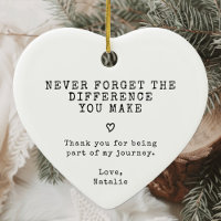 N'Oubliez Jamais La Différence Que Vous Avez Faite