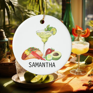 Décoration En Céramique Nourriture mexicaine Margarita personnalisée amate