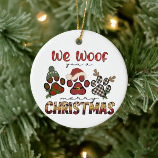 Décoration En Céramique Nous Vous Avons Mal Un Joyeux Noël