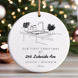 Décoration En Céramique Nouvel appartement minimaliste personnalisé Noël