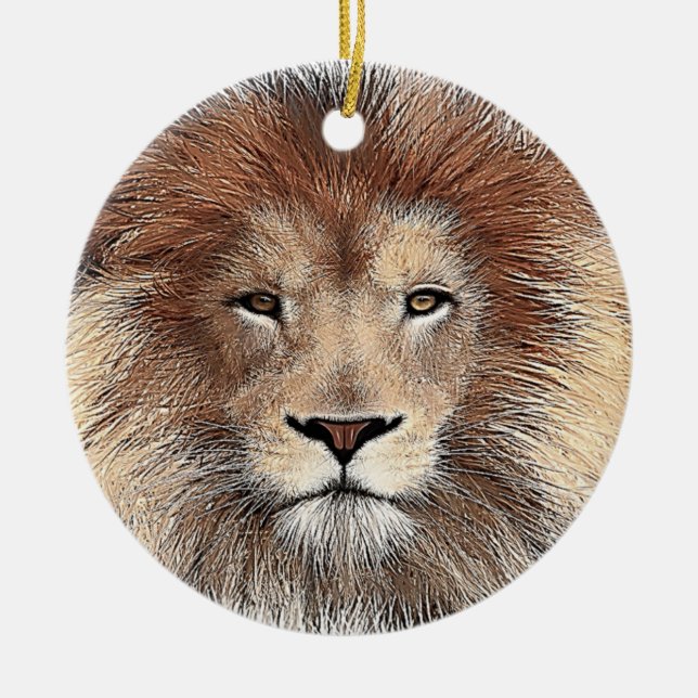Décoration En Céramique Nouvelle copie de lion (Devant)