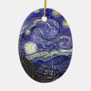 Décoration En Céramique Nuit étoilée, Vincent Van Gogh.