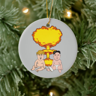Décoration En Céramique Nuke Babies Anti Trump
