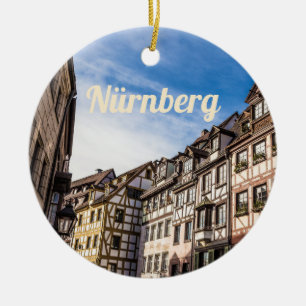 Décoration En Céramique Nuremberg Weissgerbergasse Nürnberg Bavière Alle