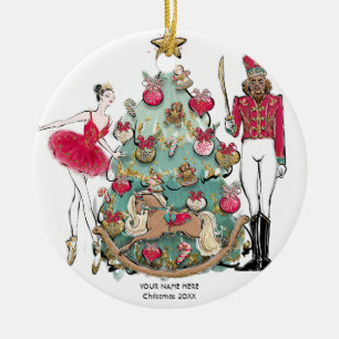 Décoration En Céramique Nutcracker Ballet Dancer Noël