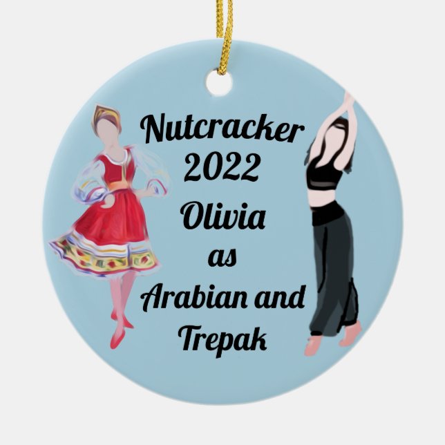 Décoration En Céramique Nutcracker Ornament - Arabian et Trepak Céramique (Devant)