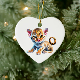 Décoration En Céramique Ocicat Kitten personnalisé