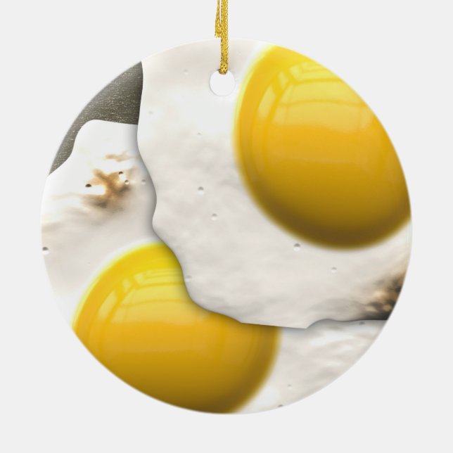 Décoration En Céramique Oeufs au plat (Dos)