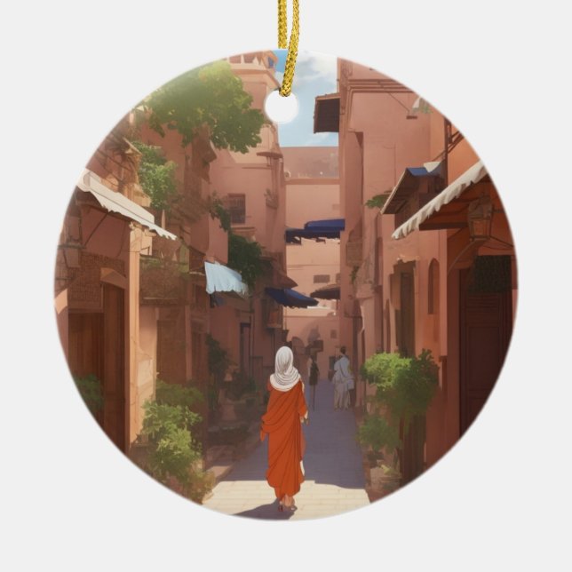 Décoration En Céramique OEuvre d'art marrakech (Devant)