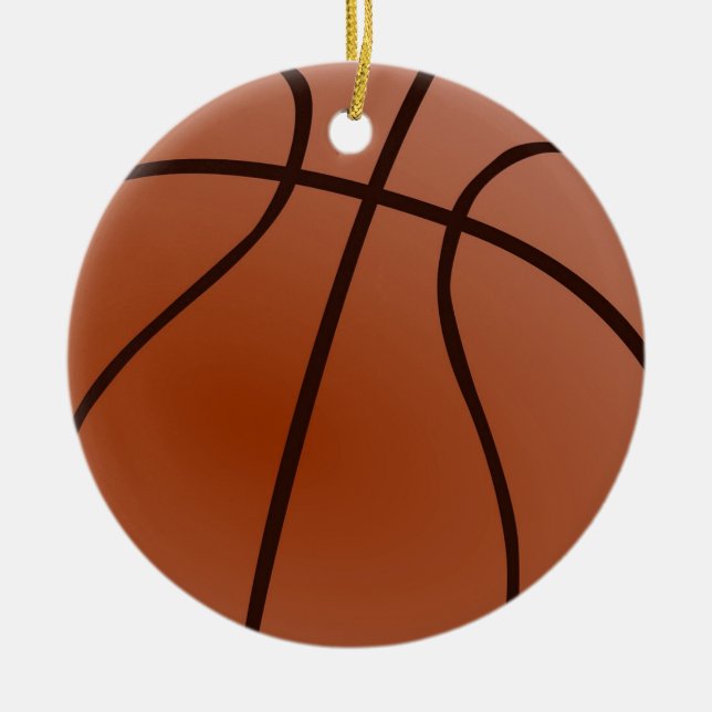 Décoration En Céramique Oeuvre de basket-ball (Devant)
