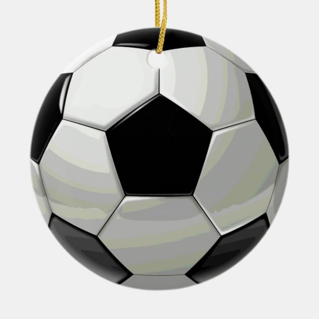 Décoration En Céramique Oeuvre de soccer unique (Devant)