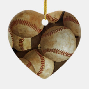 Décoration En Céramique Oeuvre tendance de baseball